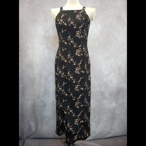 Vintage Jodi Michaels Floral Sheath Dress, Size 3 / 4 - Small